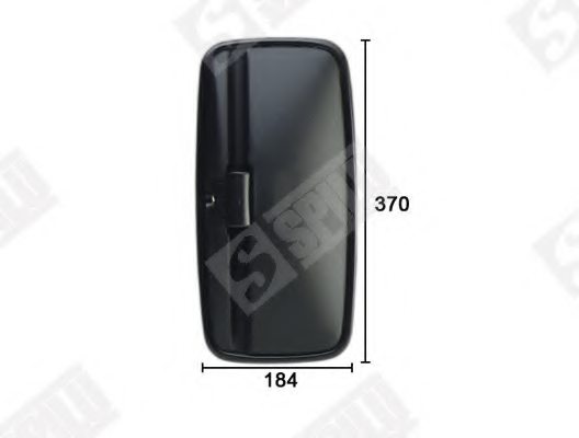 SPILU 61529 Outside Mirror, driver cab